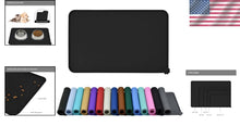 Load image into Gallery viewer, Premium Silicone Pet Feeding Mat - 32" x 24" for Pet Comfort &amp; Cleanliness