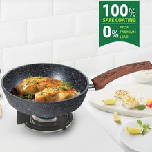 Load image into Gallery viewer, Luxury Induction-Friendly Granite Black Cookware Set - 12 Pieces Included