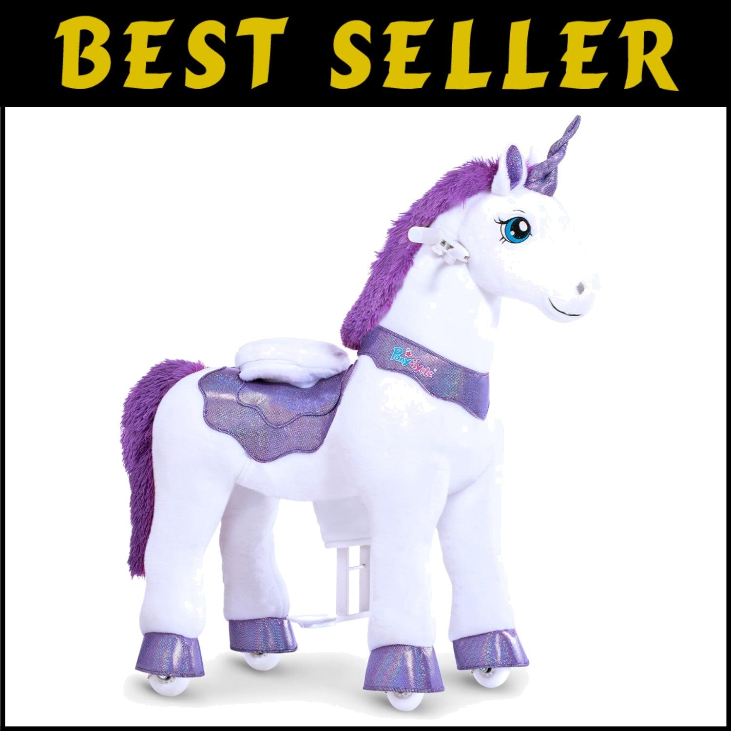 Interactive 30-Inch Unicorn Riding Stuffed Animal - Safe Fun for Young Riders