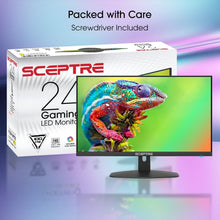 Load image into Gallery viewer, 24-Inch Full HD 100Hz Monitor - Immersive Edgeless Display with FreeSync &amp; Audio