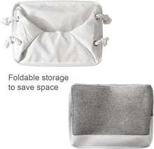 Load image into Gallery viewer, Elegant White &amp; Grey 3 Pack Storage Baskets - Ideal for Toys, Clothes &amp; Storage