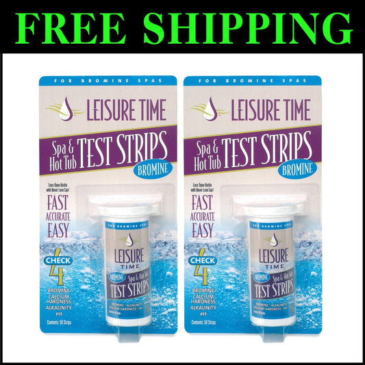 50 Count 2 Pack Bromine Test Strips - Accurate Spa Water Testing Made Easy