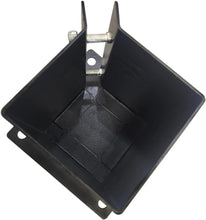 Load image into Gallery viewer, Durable Metal Deck Post Base for 5.5x5.5 Wooden Columns - Black Powder-Coated