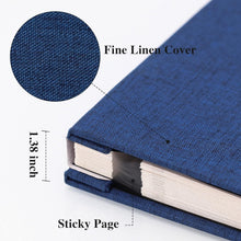 Load image into Gallery viewer, Linen Covered Photo Album with Metallic Pen - Preserve Your Memories Elegantly