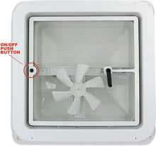 Load image into Gallery viewer, 12V Electric RV Roof Vent with 6" Blades - Efficient Airflow &amp; Easy Install