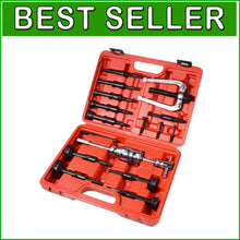 Load image into Gallery viewer, Versatile 16PCS Chrome Molybdenum Bearing Extractor Tool Set with Hammer