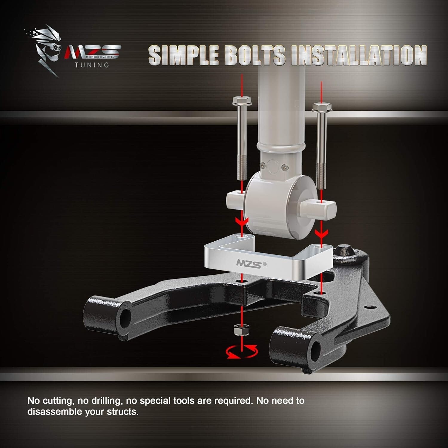 Easy Bolt-On 2.5" Front Lift Kit for 2007-2025 Yukon & Avalanche 1500 Models