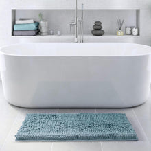 Load image into Gallery viewer, Luxurious 36"x24" Chenille Bath Mat - Soft, Absorbent &amp; Non-Slip Safety Rug