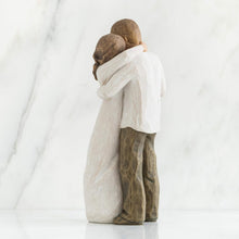 Load image into Gallery viewer, Elegant Embracing Couple Sculpture - Hand-Painted Figure for Home Decor