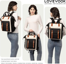 Load image into Gallery viewer, Stylish Wide Open Women’s Backpack – Perfect Work &amp; Travel Bag for Professionals