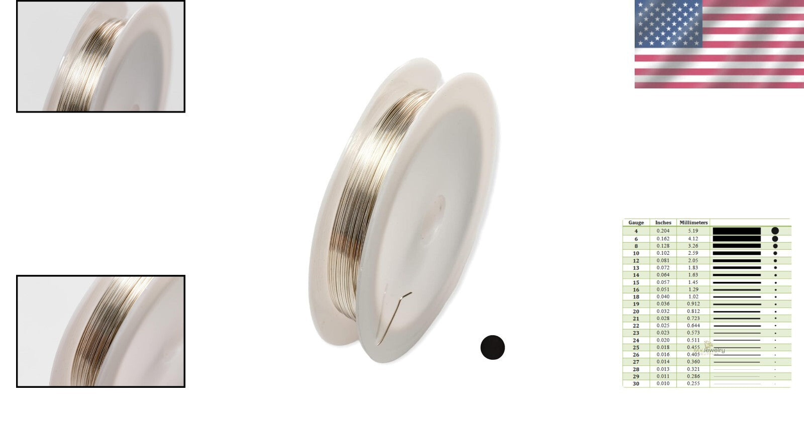 Premium 21 Gauge 925 Sterling Silver Wire - Half Hard Round for Jewelry Making