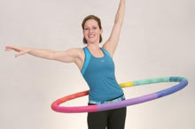 Load image into Gallery viewer, 41-Inch Large Rainbow Hula Hoop - Boost Core Strength and Lose Weight Fast