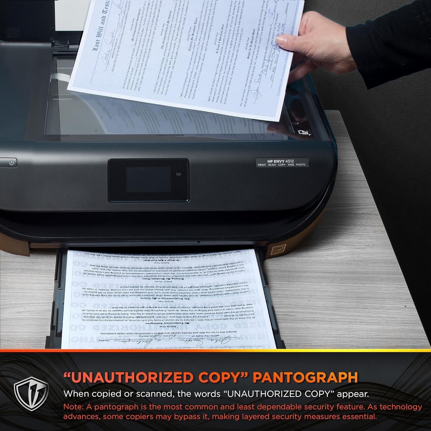 Environmentally Friendly Blue Security Paper - 500 Sheets, Perfect for Legal Use