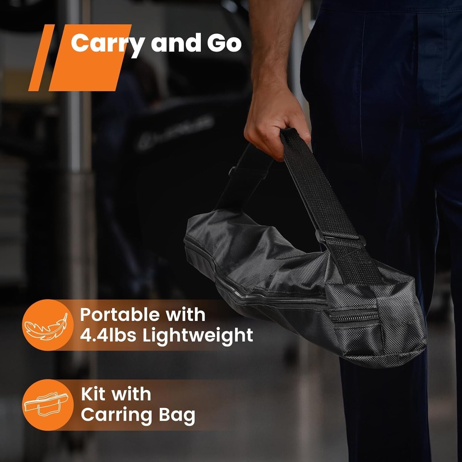 High-Power Work Light with Detachable Tripod - Ideal for Indoor & Outdoor Use