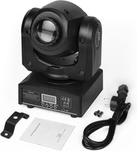 Load image into Gallery viewer, Compact DMX 512 Moving Head Spotlights - 8 Gobos &amp; Sound Activated Fun
