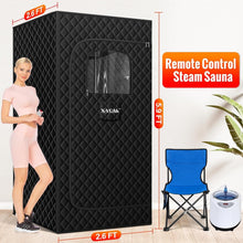 Load image into Gallery viewer, Portable Steam Sauna Box - Upgraded Home Relaxation &amp; Detox Solution 2.6'x2.6'