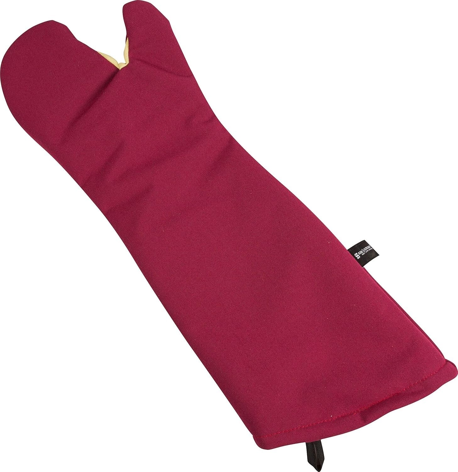 Durable Cool Touch Flame Oven Mitt - Universal Fit & NSF Certified Safety
