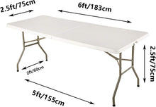 Load image into Gallery viewer, Transform Your Events with 6-Pack Red Spandex Fitted Table Covers for 6ft Tables