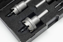 Load image into Gallery viewer, 3-Piece Carbide Hole Saw Kit for Precision Metal Drilling - Includes Pilot Bits