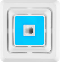 Load image into Gallery viewer, Customizable LED Bath Fan Cover with Wireless Bluetooth Speaker - Quick Install