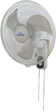 Load image into Gallery viewer, Versatile 18-Inch Oscillating Wall Fan – 3 Speed Settings for Home &amp; Gym