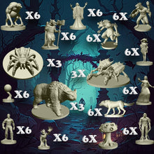Load image into Gallery viewer, Mythical Creatures Mini Figure Set - 90 Unique RPG Characters for DND Adventures