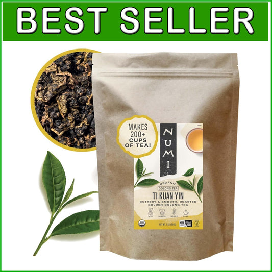 Flavorful Organic Oolong Tea - 16 Ounce Loose Leaf from Fujian, China
