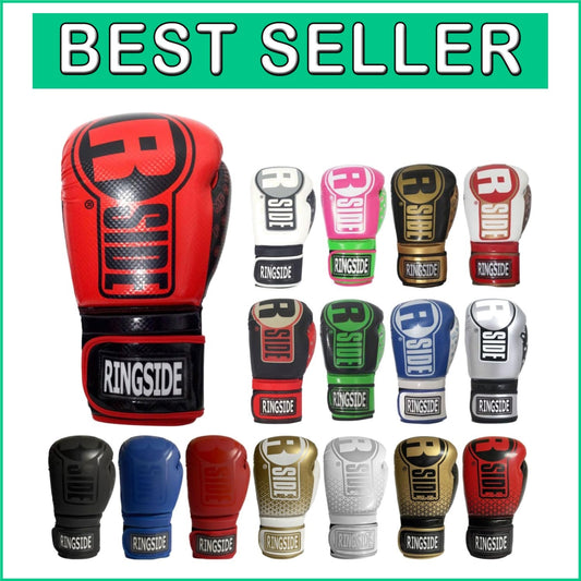 Apex Flash 14 Oz Sparring Gloves in Red/Black - Ultimate Wrist Support