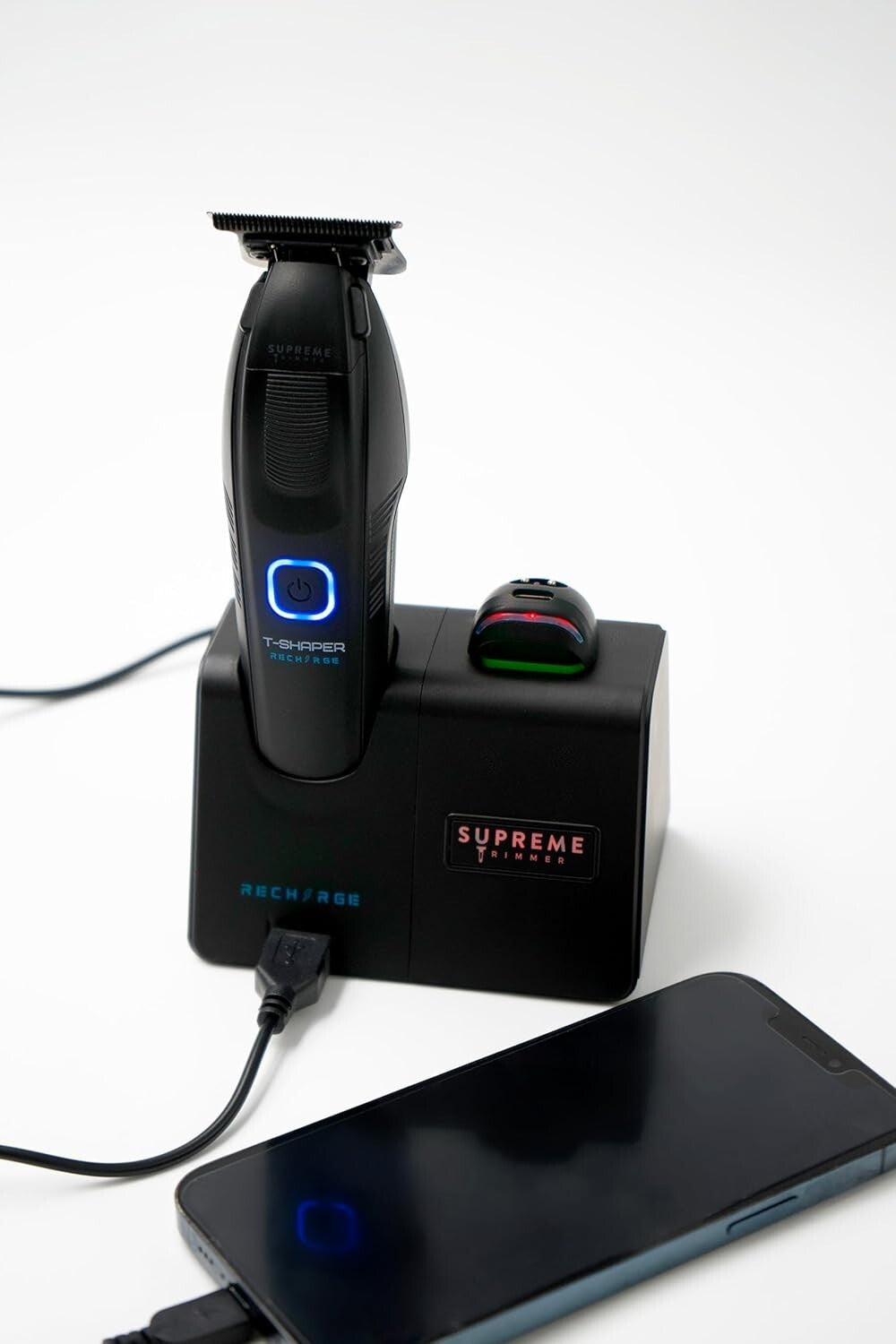 Lightweight Zero Gap Trimmer with USB Charging - Ideal for Barbers & Home Users
