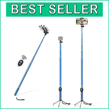 Load image into Gallery viewer, High-Quality Selfie Stick Tripod with Bluetooth Remote - Perfect for Events