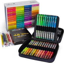 Load image into Gallery viewer, Artist-Approved 96 Gel Pens with 48 Glitter Refills for Colorful Creations