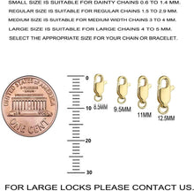 Load image into Gallery viewer, Versatile 4k Yellow Gold Lobster Clasp - Small, Lightweight for Easy Crafting