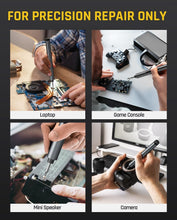 Load image into Gallery viewer, Mini 3.7V Electric Screwdriver Set with Magnetic Bits &amp; Storage Case - Grey