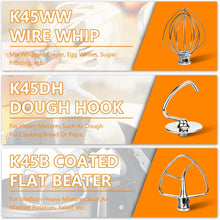 Load image into Gallery viewer, Premium Stainless Steel Mixer Attachments Set for KitchenAid Tilt-Head Mixers