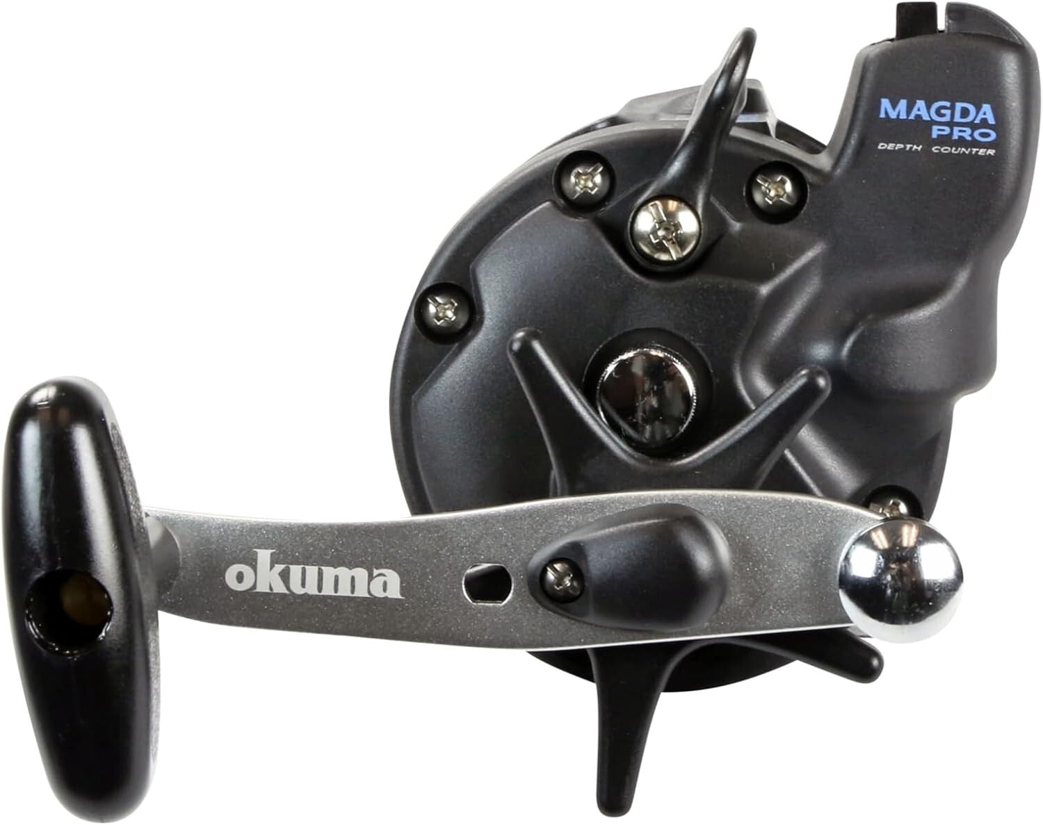 Corrosion-Resistant Fishing Reel with Line Counter and Stainless Steel Bearings