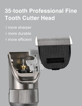 Load image into Gallery viewer, Quiet Dog Clipper with Titanium Blade - Ideal for Thick Coats &amp; pet grooming