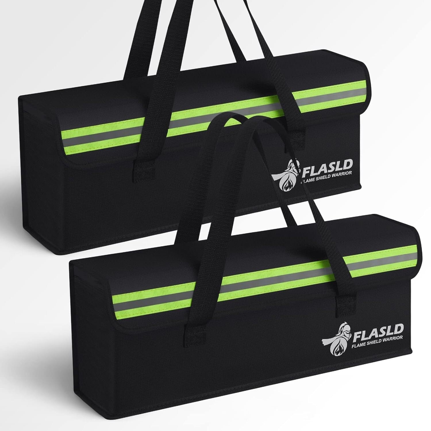 2-Pack Fireproof Lipo Battery Bag for Safely Storing Ebike Accessories - 19.3...