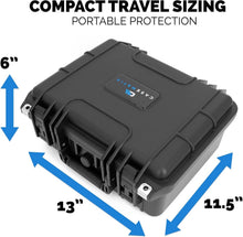 Load image into Gallery viewer, Durable Hard Shell Gun Case for Safe Transport of Two Handguns and Accessories