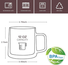 Load image into Gallery viewer, Stylish 12oz Clear Double Wall Espresso Mugs - Elegant Coffee Set for Gifting