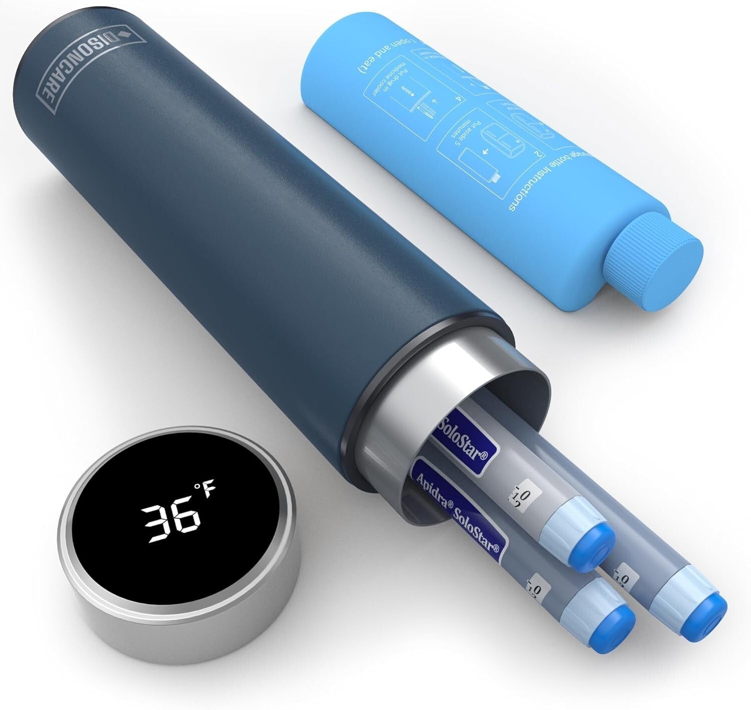 Odyssey 60H Portable Insulin Travel Case - Keeps Medications Cold for 60H