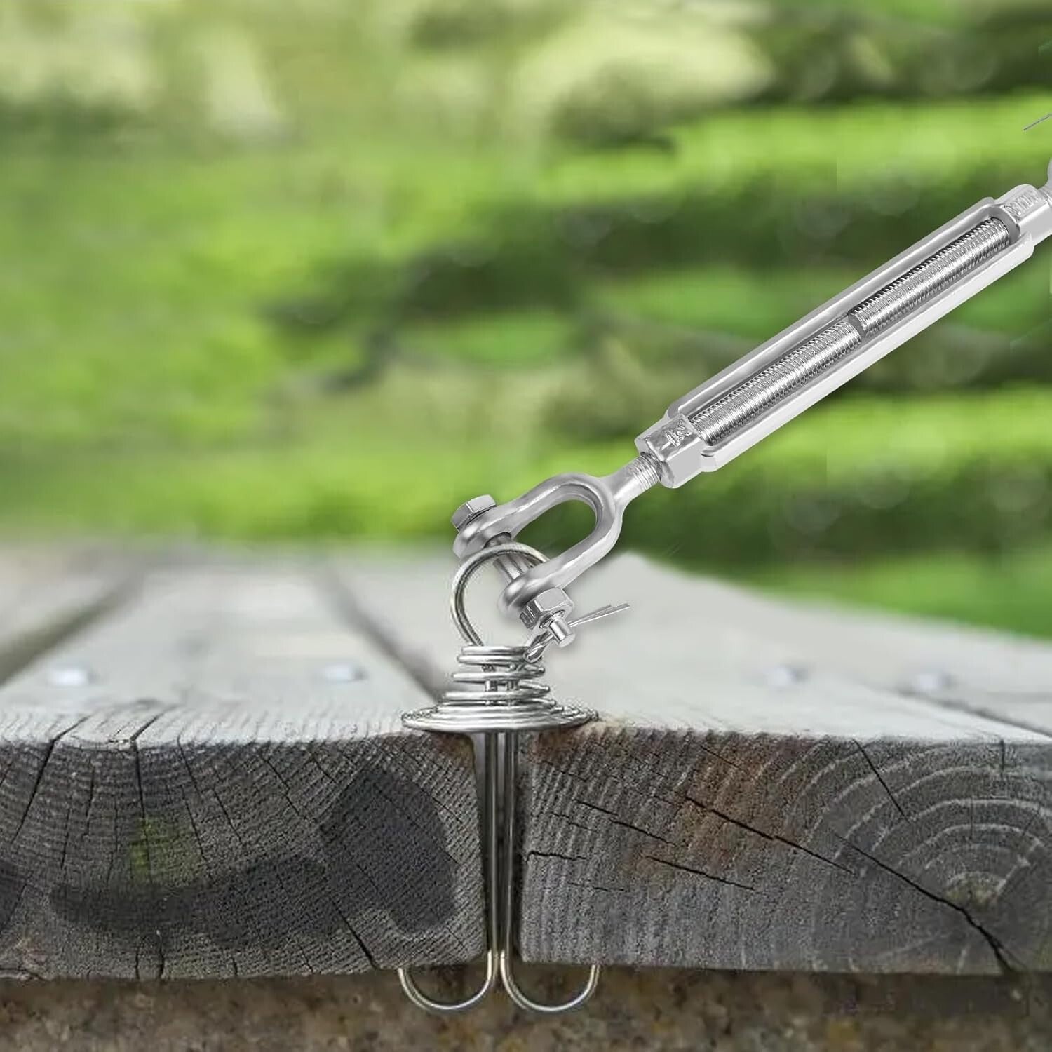 2-Pack Heavy Duty Turnbuckle 5/8" x 9" - 3500 lbs Load Limit, Weather Resistant