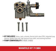 Load image into Gallery viewer, Durable OEM Cleaning Manifold with Valves for 510028 &amp; 510030 Pressure Washers