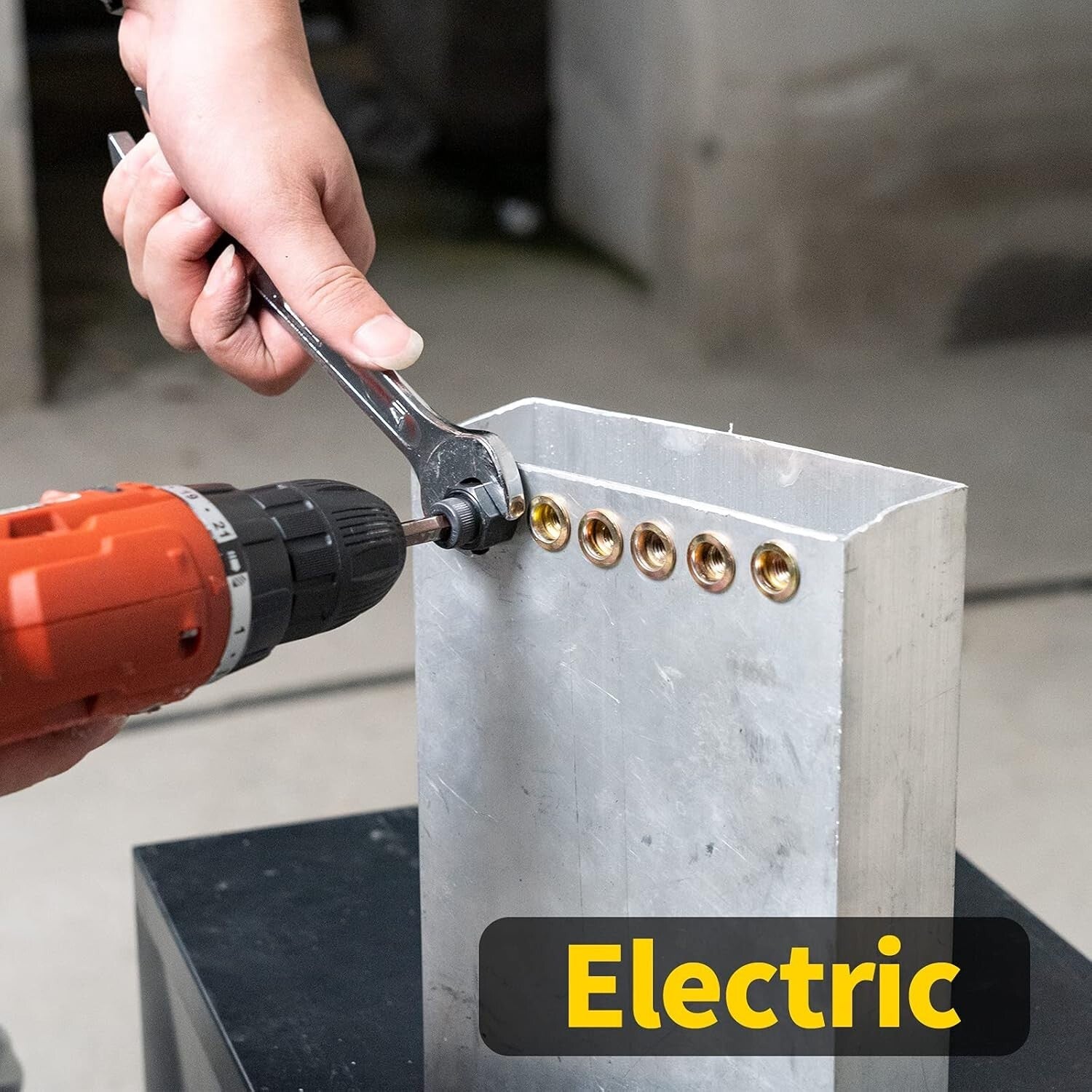 Professional Rivet Nut Hand Tool with 10 Mandrels - Ideal for All Metal Jobs