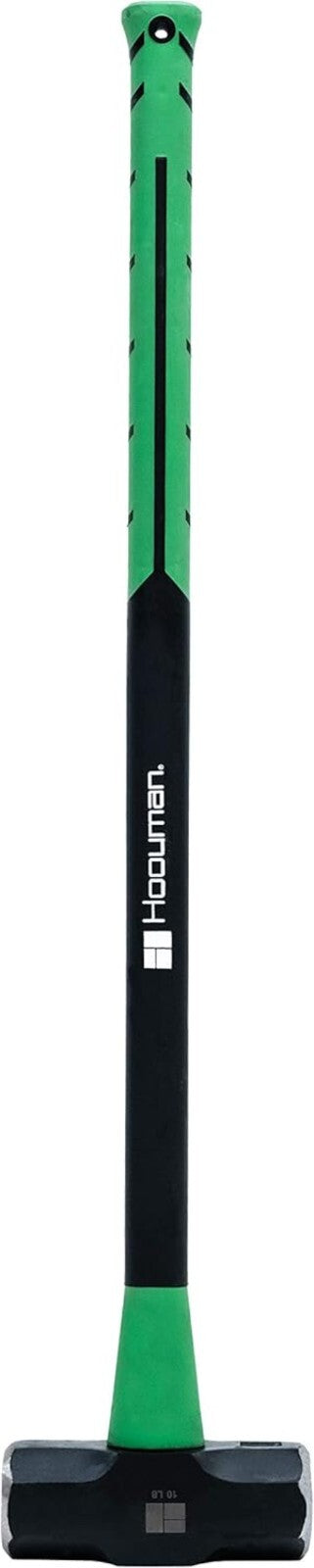 Durable 10lb Sledge Hammer with No-Slip Grip & Fiberglass Handle for Tough Tasks