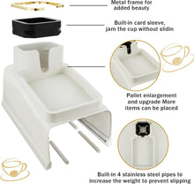 Load image into Gallery viewer, Weighted Silicone Sofa Arm Tray Set - Stylish Drink Holders for Cozy Living