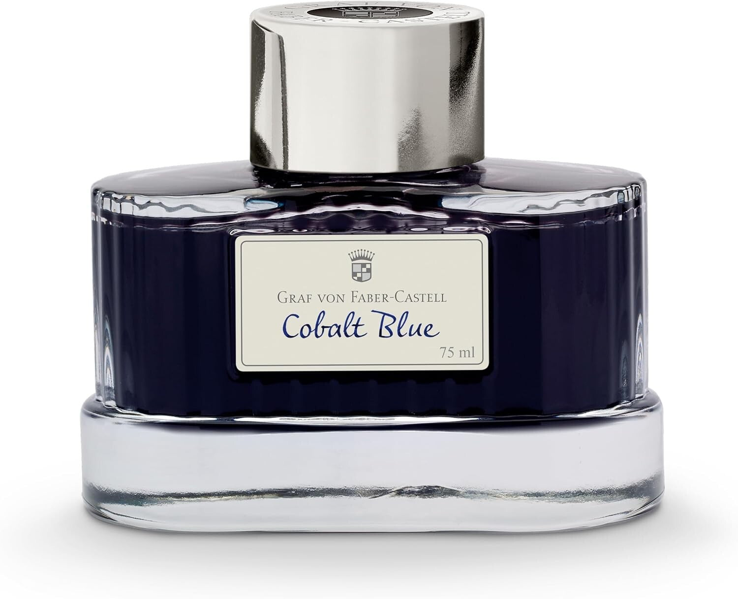 Indelible Cobalt Blue Ink in Elegant 75ml Bottle - Perfect for Creative Work