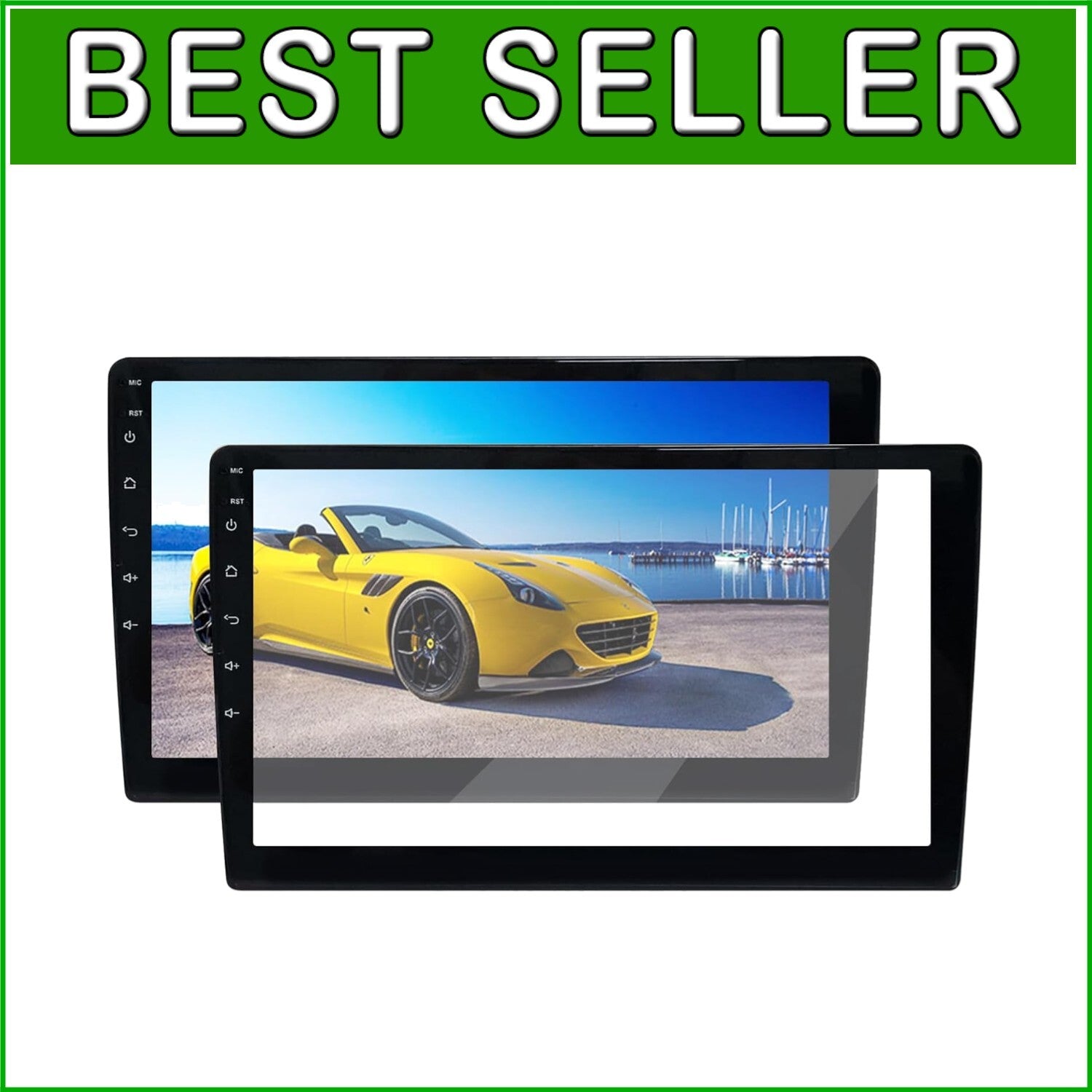 Durable Anti-Glare Screen Protector for 10.1" GPS Car Stereo - Enhanced Safety
