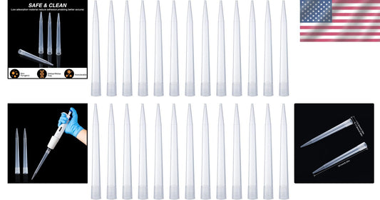 400pcs 10ml Pipette Tips with Smooth Surface, Ideal for Labs & Home Brew