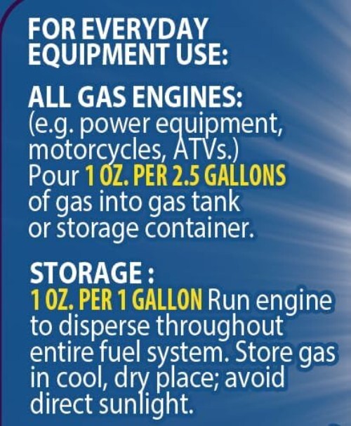 Fuel Stabilizer 1 Gallon - Year-Round Engine Protection & Corrosion Prevention