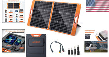 Load image into Gallery viewer, Flexible 100W Solar Power Panel for Eco-Friendly Adventures Anytime, Anywhere